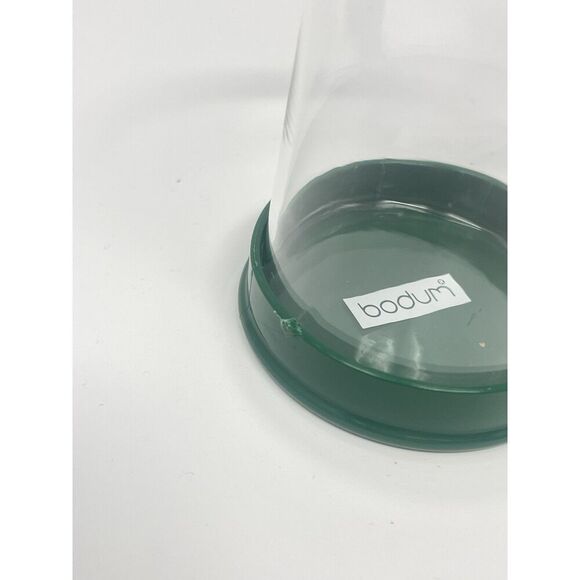 Vintage Bodum Brazil Cappuccino Coffee Tea Cups Mugs Dark Green Set Of 2 - Picture 6 of 7